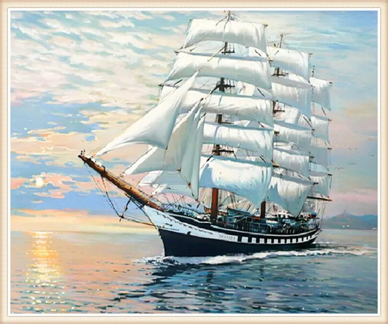 5d алмазная вышивка на морской волне Алмазная мозаика наборы для вышивки