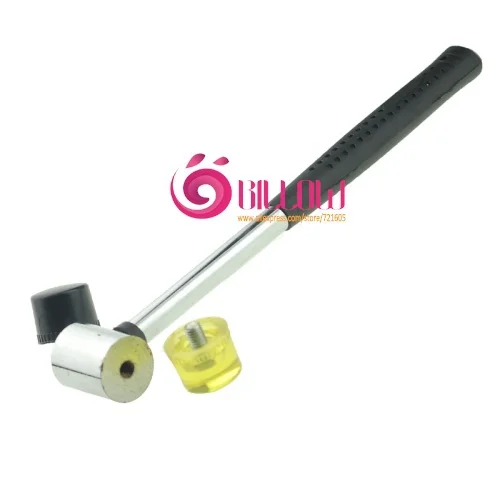 1pieice/lot rawhide rubber head hammer power reduced multi-purpose for jewelry DIY tools sledge work B1993 Дом и сад