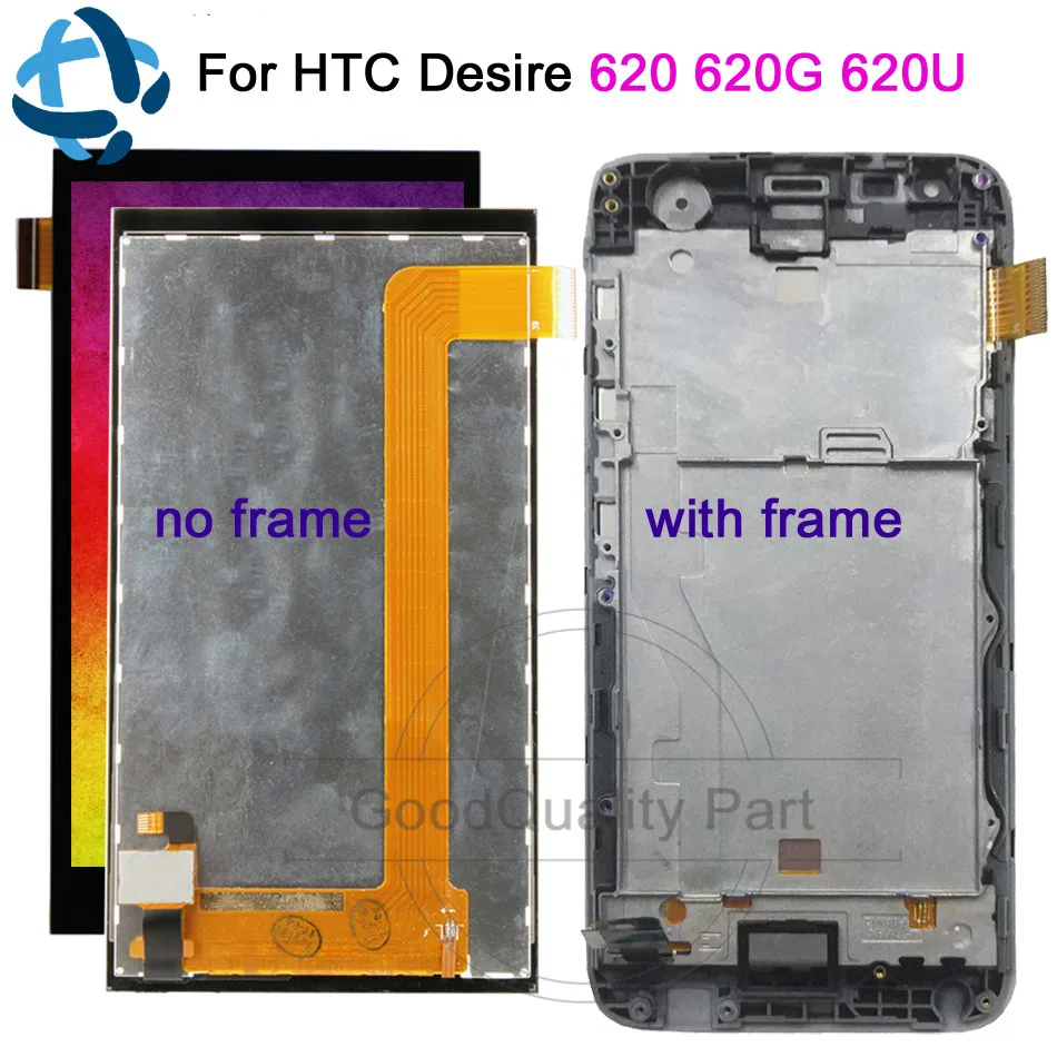 5 0 &quotдля HTC Desire 620 LCD сенсорный экран с рамкой для D620G дисплей дигитайзер Запасные