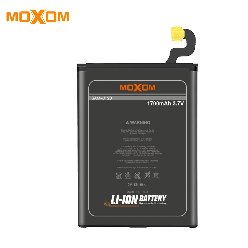 Аккумулятор MOXOM для телефона Samsung Galaxy J1 2016 J120 J120F J120A J120H J120T J120DS BJ120CBE 1700 мАч