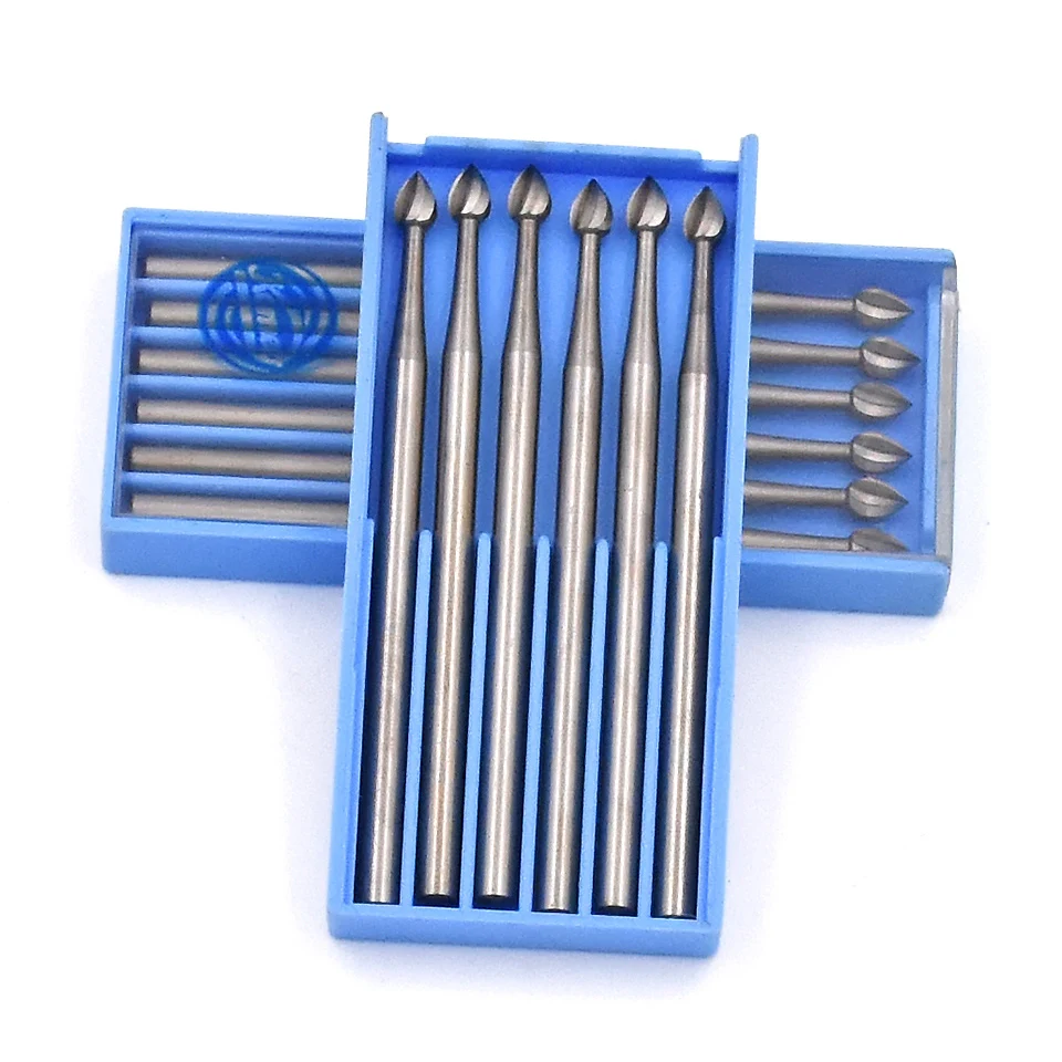 6 шт. абразивные роторные сверла для резьбы инструменты гравировки электрической