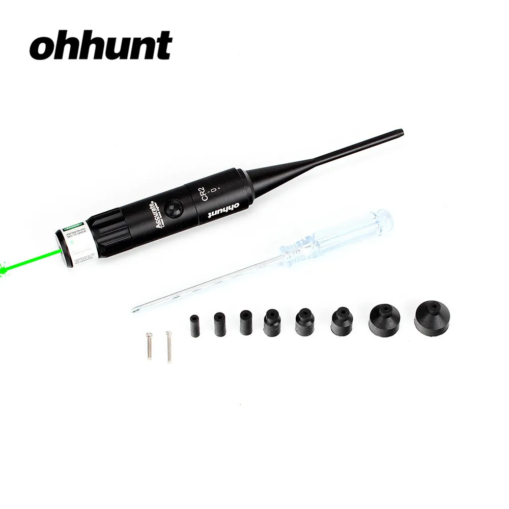 Ohhunt охотничий зеленый красный лазерный набор Boresighter точечный прицел с