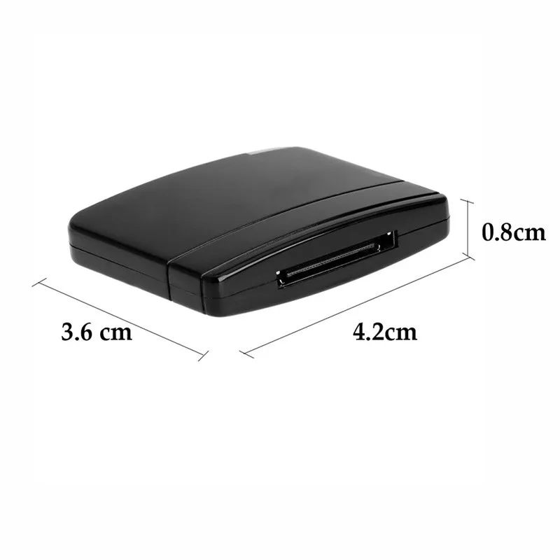 Мини Портативный качественный A2DP Bluetooth музыкальный аудио 30 Pin приемник адаптер Дальняя передача для iPod iPhone