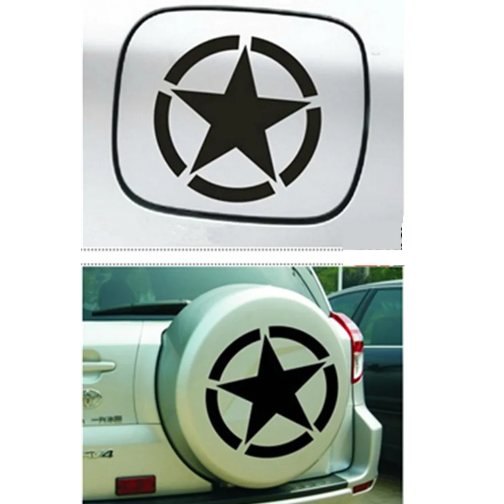 Американская армия звезда Виниловая наклейка для автомобиля на бампер подходит