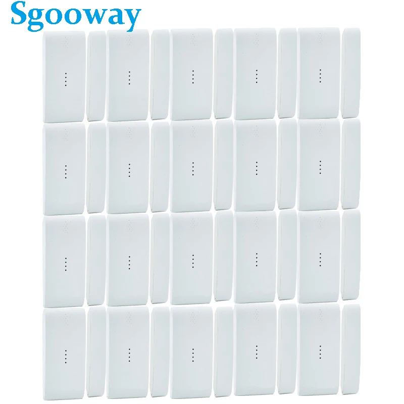 Sgooway 433 МГц беспроводной, оконный, дверной детектор безопасности умный датчик зазора для домашней безопасности wifi GSM GPRS сигнализация - Цвет: E   20PCS