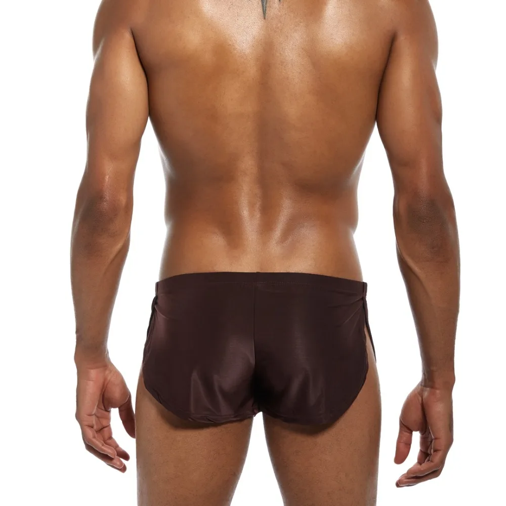 JOCKMAIL, Фирменное Сексуальное мужское нижнее белье, боксерские шорты для геев, с мешочком для пениса, мужские трусы, дышащие боксеры, домашняя одежда, шорты, Гей Нижнее белье