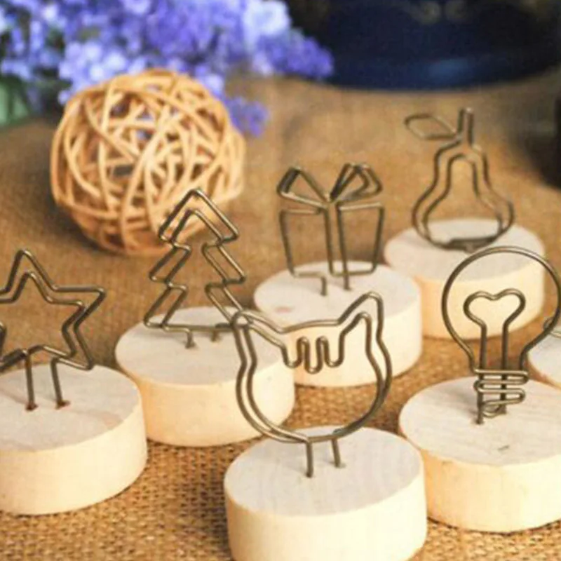 BALLE круглая деревянная основа фоторамка из железа для рождественской вечеринки