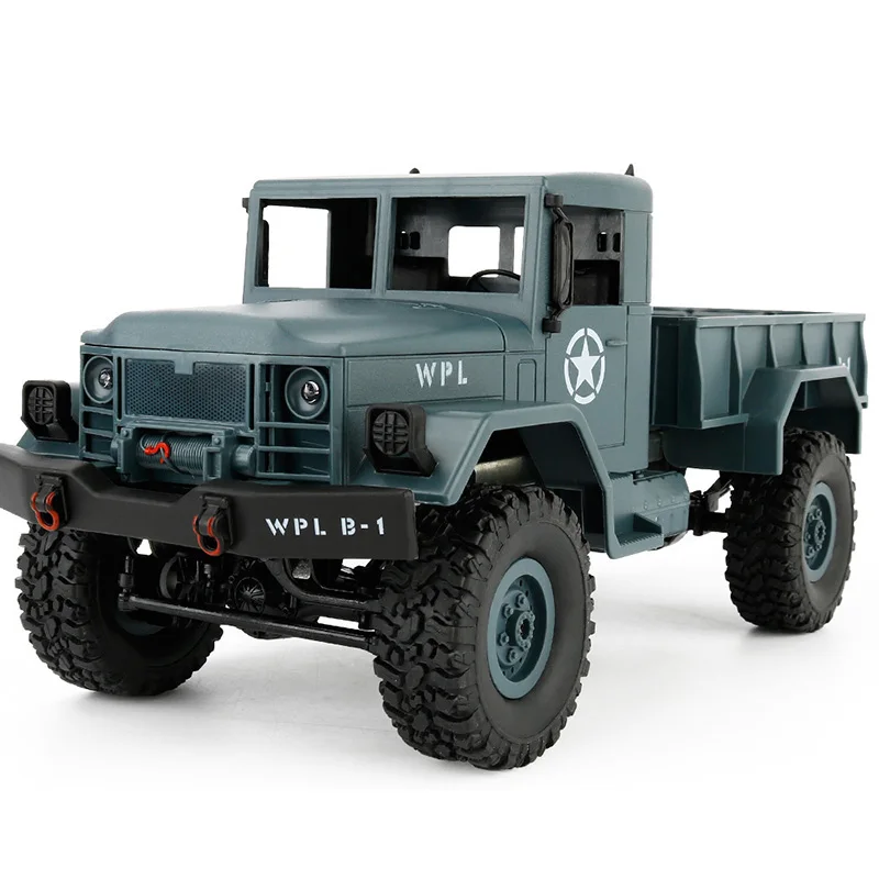 WPL B 1 1:16 мини внедорожник RC военный грузовик газ четырехколесный
