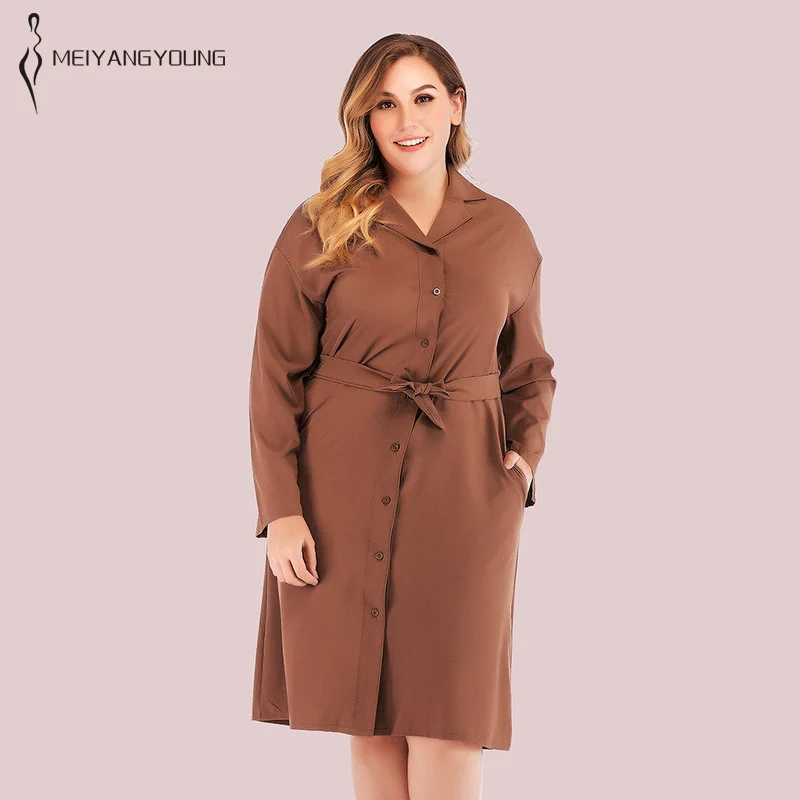 Женское повседневное пальто с длинным рукавом большие размеры 4XL | Женская одежда