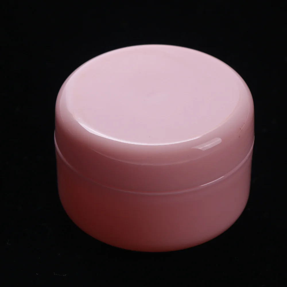 pink 5 шт. косметический контейнер для путешествий, бутылочки для крема, лосьона для лица, пустые пластиковые многоразовые банки для макияжа, горшок, 5 цветов, аксессуары для путешествий - Цвет: pink