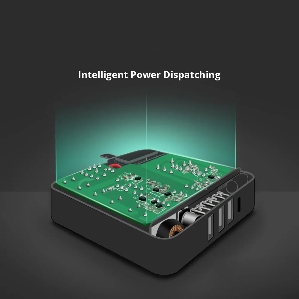 61 Вт PD type C USB быстрое зарядное устройство QC 3,0 быстрое зарядное устройство для Macbook samsung A50 A30 iPhone ноутбук планшет с США ЕС Великобритания штекер Адаптер