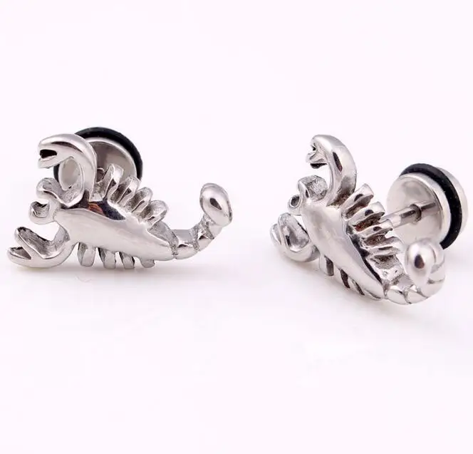 Серьги-гвоздики мужские из нержавеющей стали 2 шт. | Украшения и аксессуары