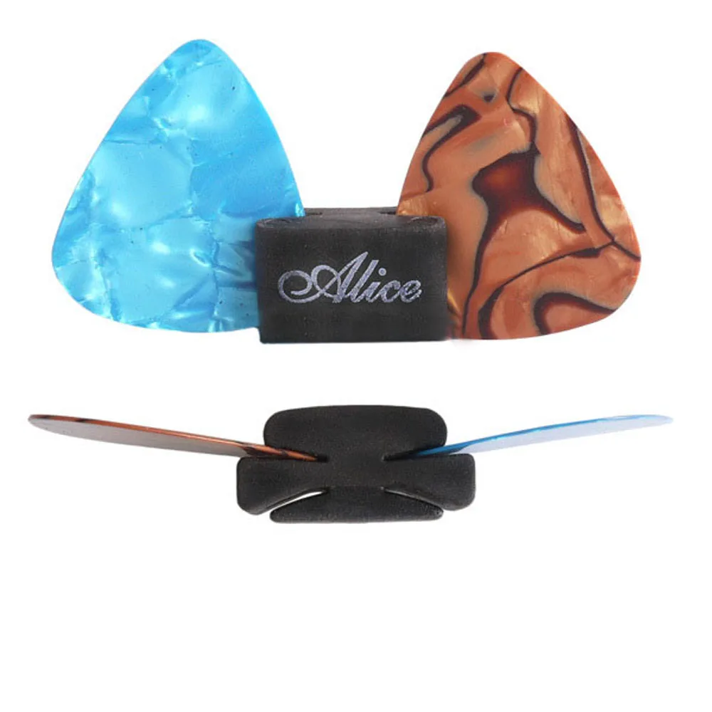 1 шт. черный резиновый держатель для гитары с 2 кнопками бас укулеле красивая