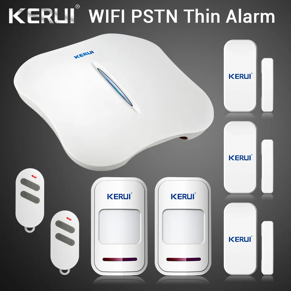 KERUI W1 WIFI сигнализация домашняя PSTN Охранная интеллектуальная система Android IOS