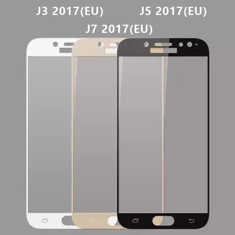 Защитное стекло для Samsung J7 2017 J5 J3 закаленное на Galaxy J 3 5 7 3j 5j 7j защита экрана