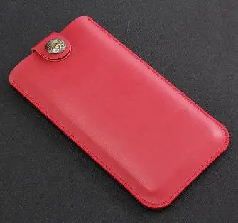 Smooth red FSSOBOTLUN, чехол для Galaxy Note 10, 9, 8, чехол для samsung Galaxy S8+ S9+ Чехол-кобура ручной работы, защитный чехол с пряжкой - Цвет: Smooth red