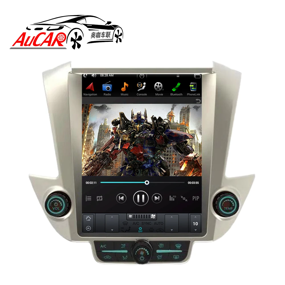 Автомагнитола AuCAR Tesla 12 1 дюйма Android 8 2 din DVD для GMC Yukon Chevrolet Tahoe Suburban 2015 2019 GPS навигация