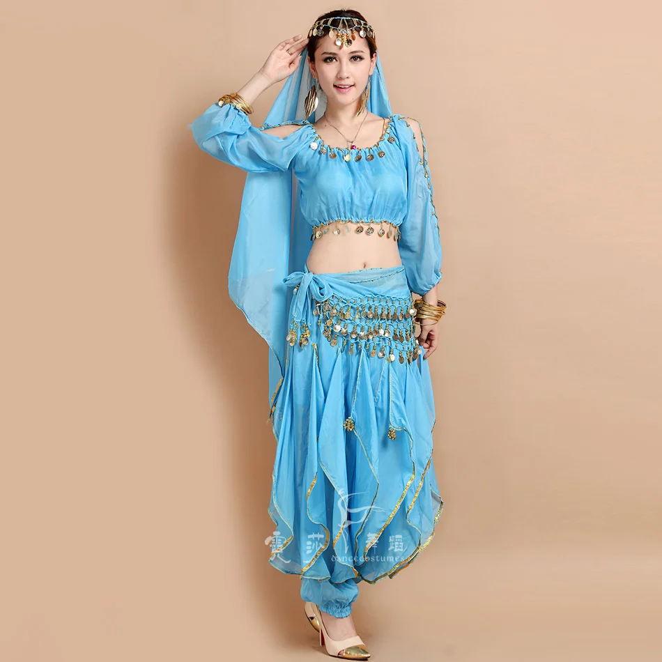 Костюм для танца живота костюм Болливуда индийское платье цыганский женский