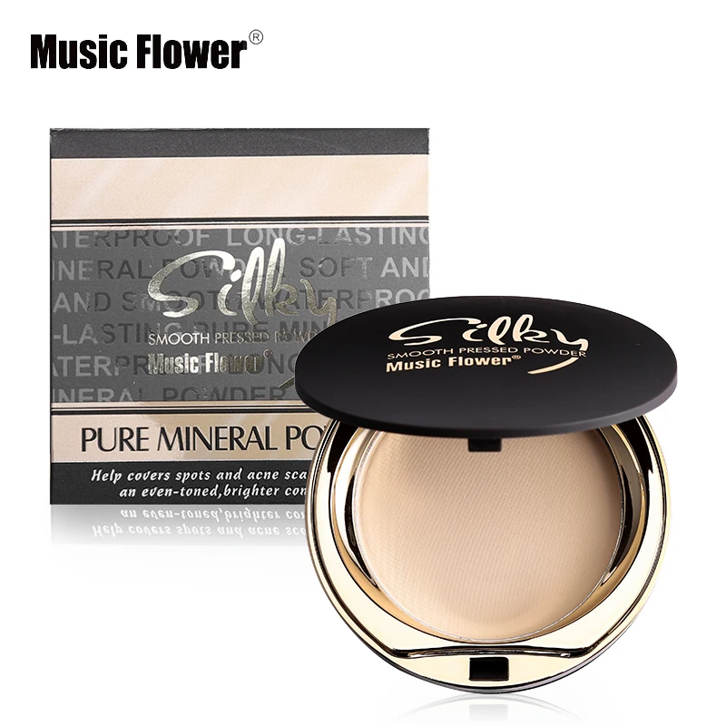 Музыкальный цветок новый чудесный Гладкий прессованный порошок макияж для лица