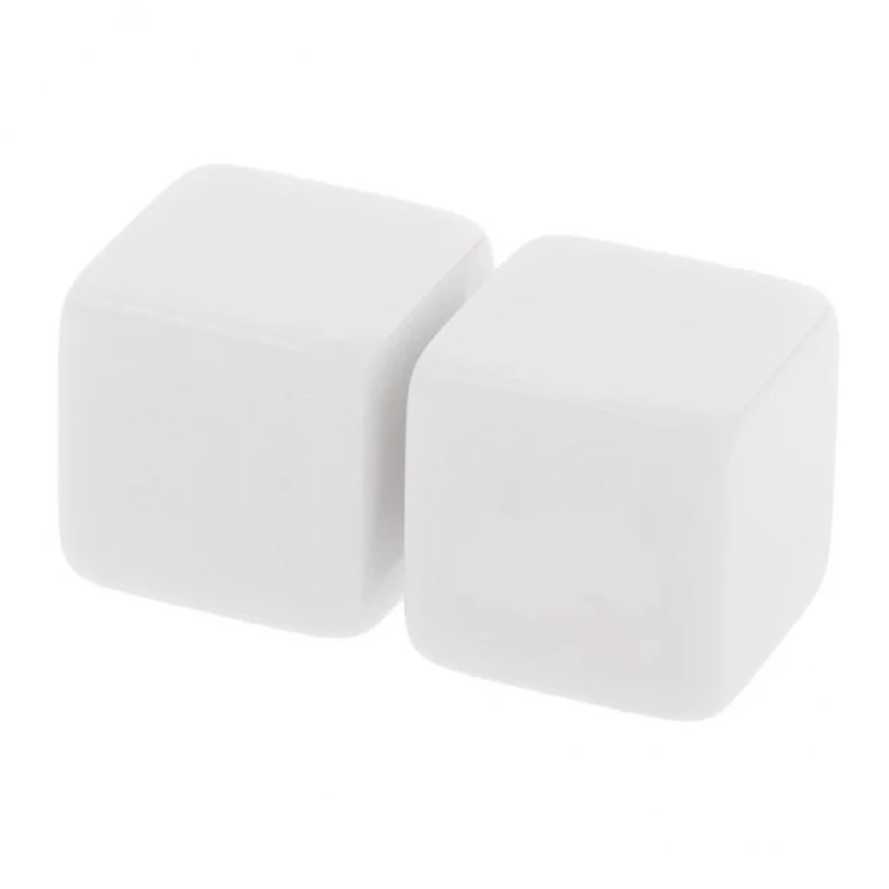 Популярные непрозрачные пустые шестисторонние игральные кости D6 D & 2019 16 мм для