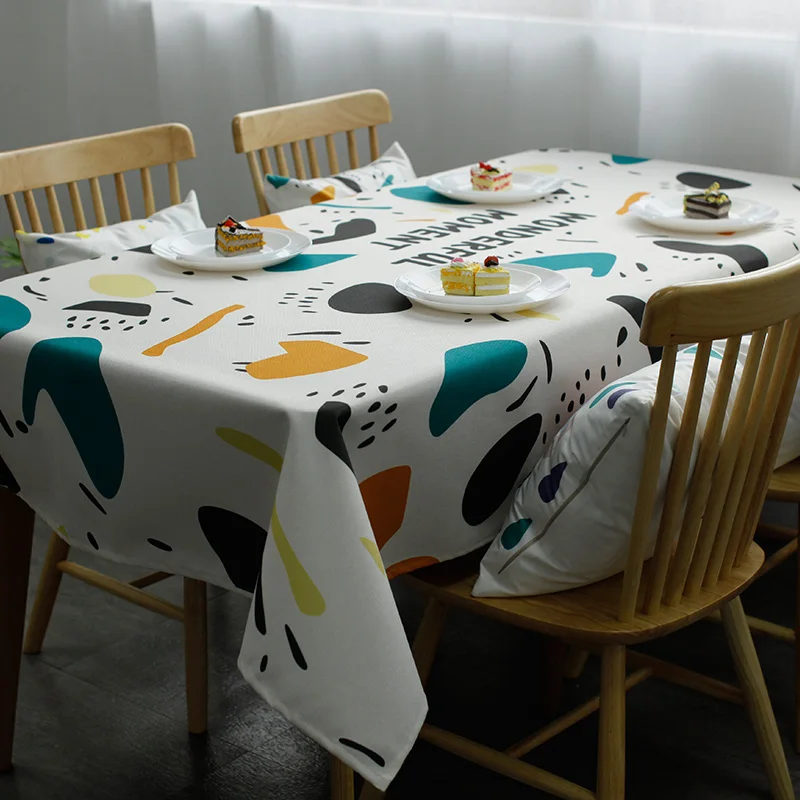 Meet nice Color circle серия скатерти для столовой | Дом и сад