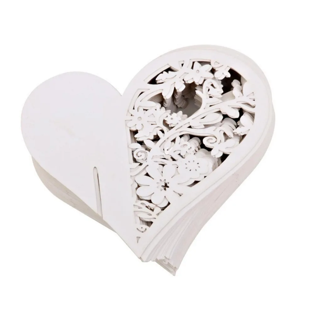 50 шт. декоративные открытки в виде сердца|decorative decorative|decor whitedecorate card |