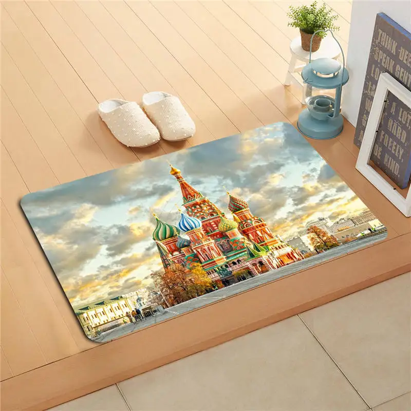W620 #5 Пользовательские Россия Москва Дома Акварельной Живописи Коврик Домашнего