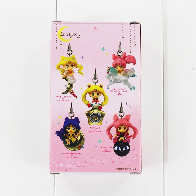 Брелок подвеска Tsukino Jupiter Saturn Cat Unicorn Мерцающая Dolly игрушки 5 шт./лот 4 6 см|figure toy|sailor