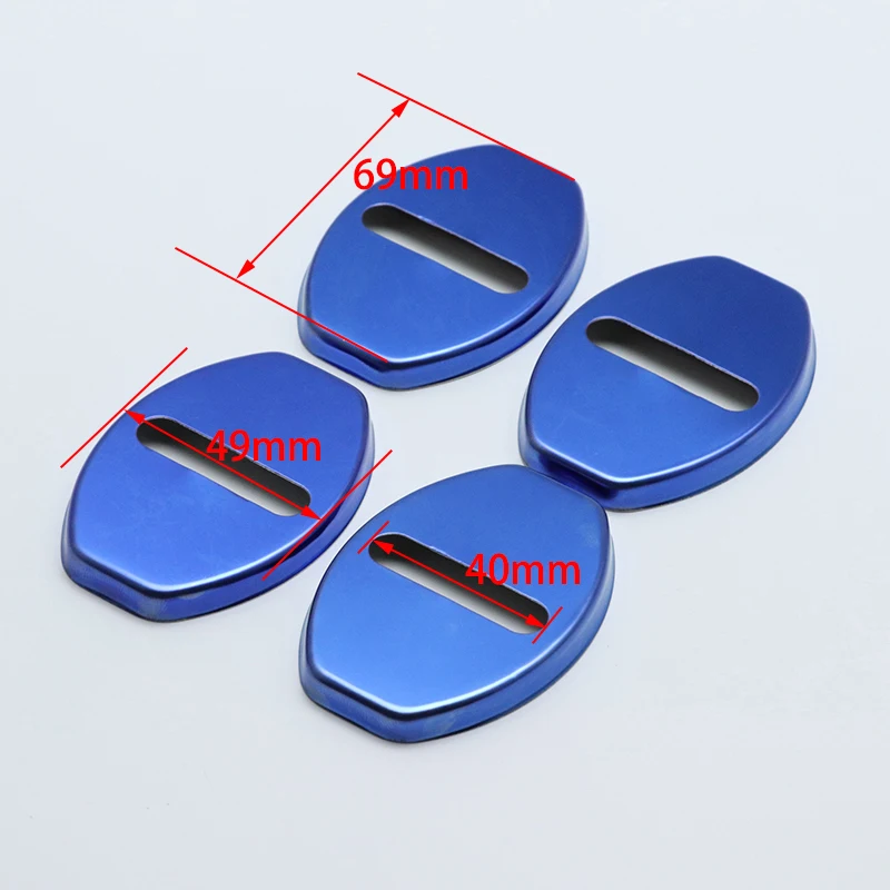 4 шт. автомобильный чехол стальная пряжка дверного замка защитный для Volkswagen T ROC