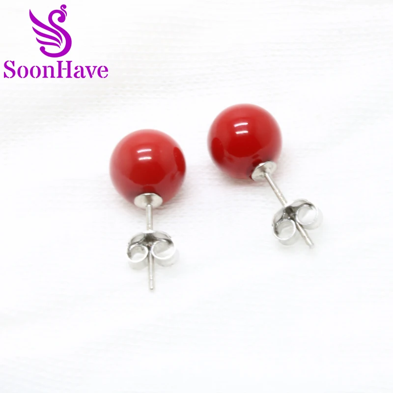 Soonhave Серьги с жемчугом Новое поступление продвижение стерлингового серебра 925