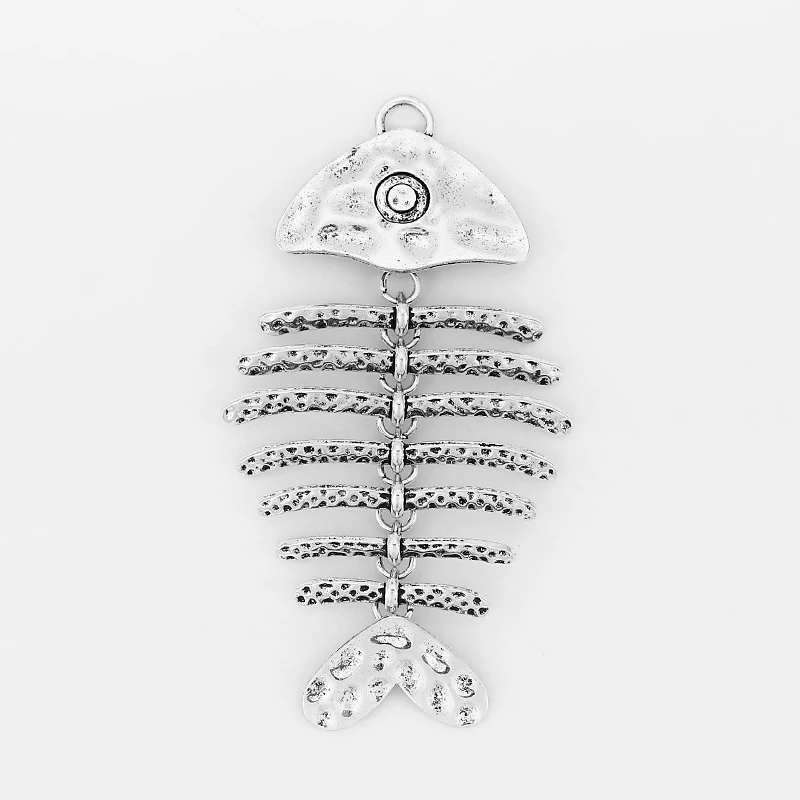 3 шт цепи не фиксированные складные Подвески в виде рыбьей кости подвески для