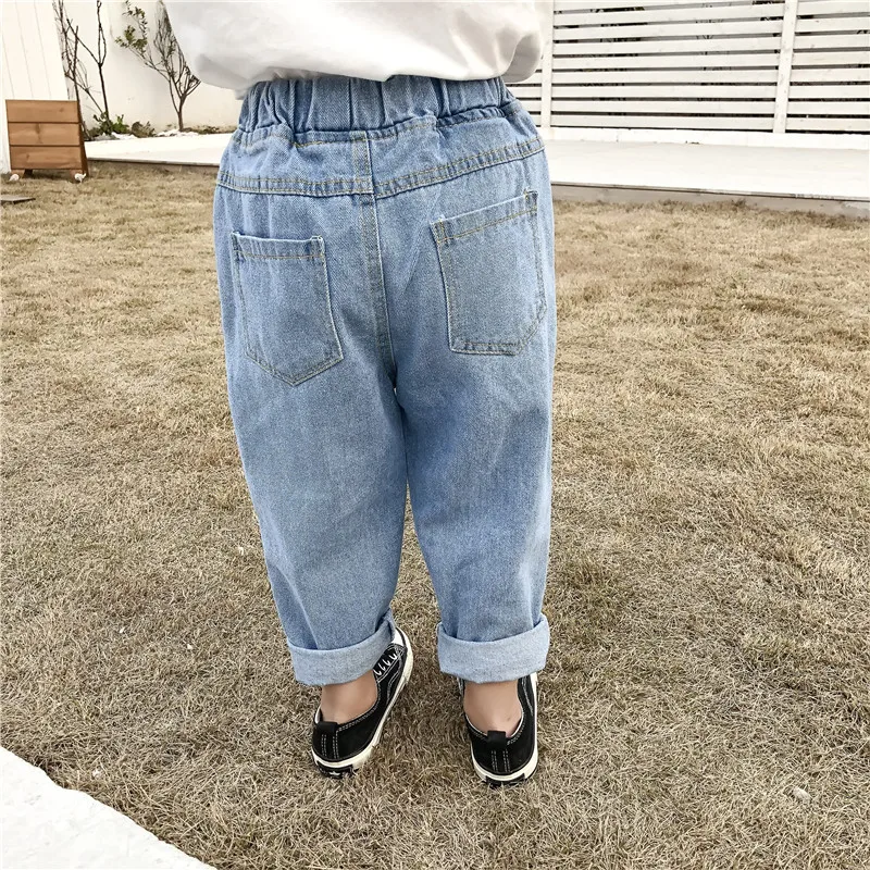 Новое поступление 2019 года сезон весна повседневные хлопковые однотонные джинсы