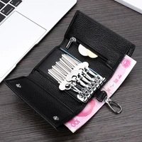 high quality men wallet leather purse key small wallet women card holder female purse coin bag mini top quality unisex
