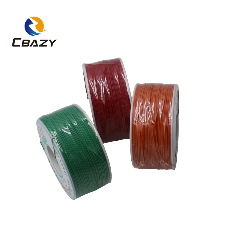 CBAZY 250 м электрический провод обёрточная бумага ping обёрточная бумага 10 цветов одножильный Медный AWG30 кабель OK провода и PCB провода