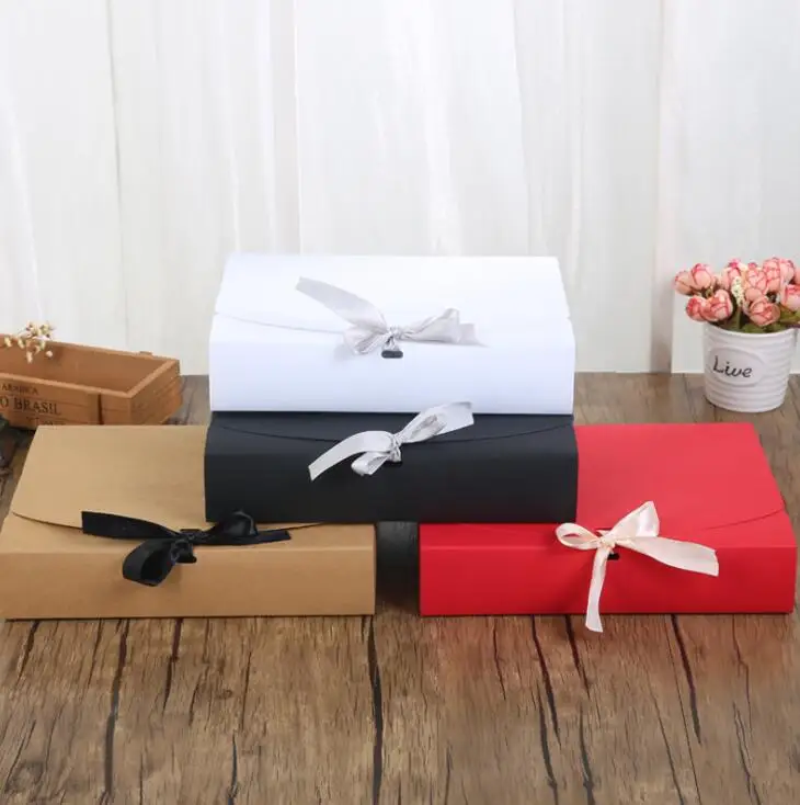 30 шт. новая большая бумажная коробка большой картонный подарочная упаковка с