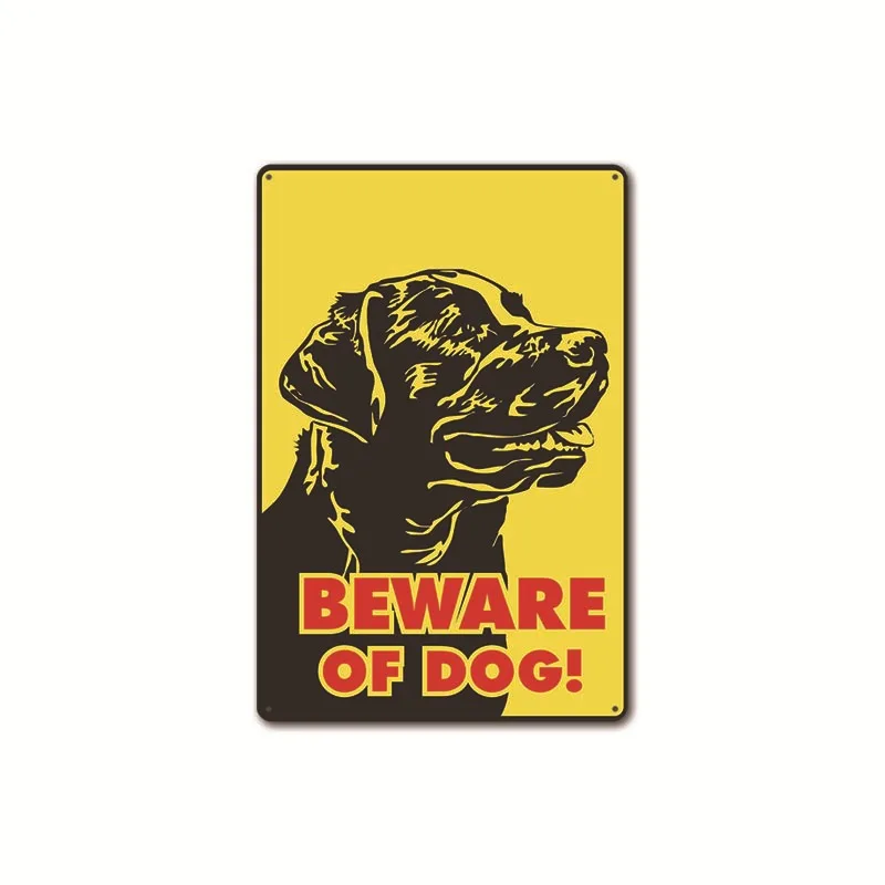 20X30CM Placas Decorativas Metalicas винтажный Остерегайтесь собаки! Tuinposter Buiten labradodle внимание собаки размер: 20*30 см - Цвет: 20X30CM