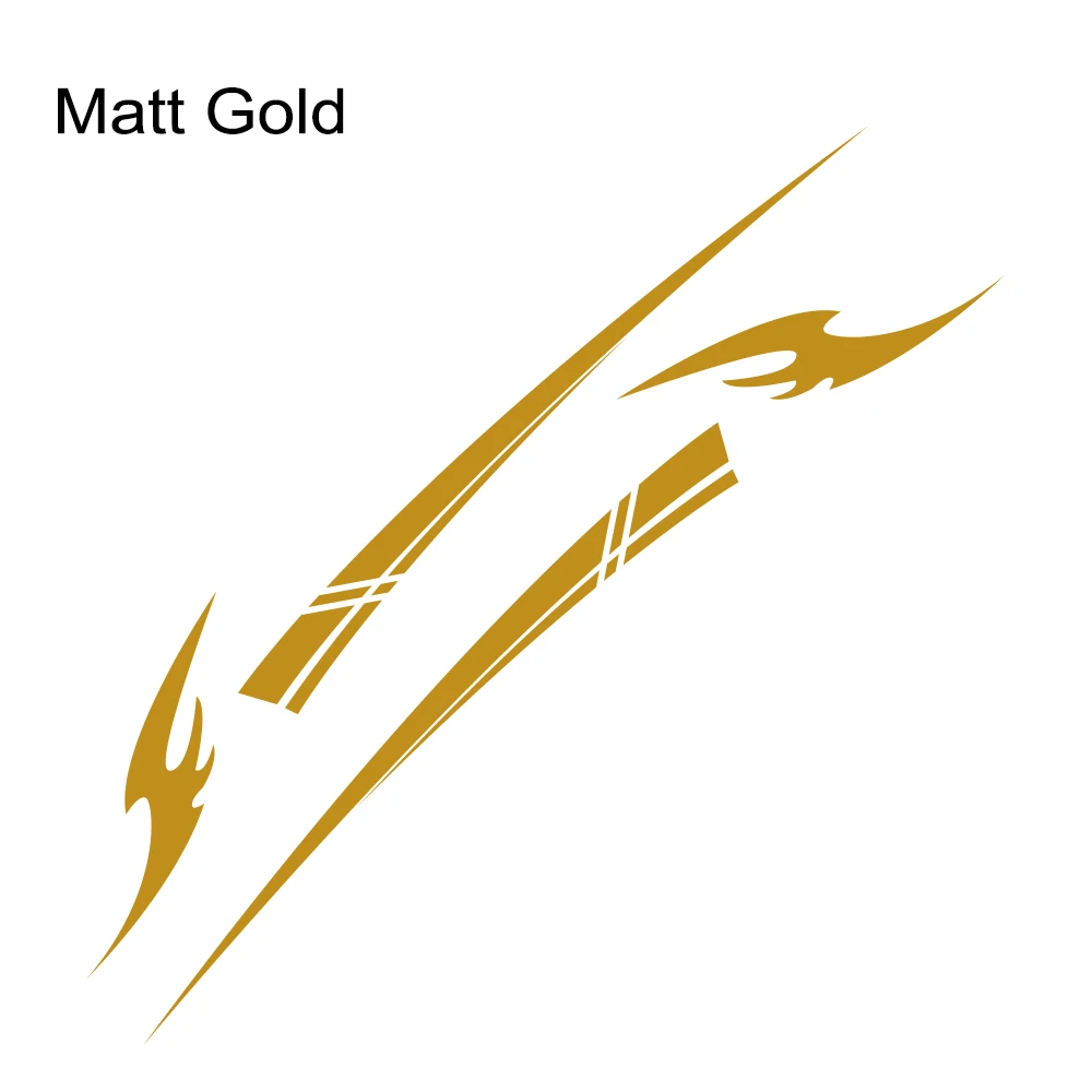 Matt Gold Накладка на капот автомобиля Наклейка стильная авто стороны тела виниловая пленка наклейки гонки спорт графика тюнинг автомобильные аксессуары для Honda Civic - Название цвета: Matt Gold
