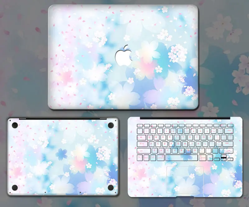 Кавайная наклейка для ноутбука Apple Macbook Pro Air 11 13 15 retina air, Защитная пленка для всего тела - Цвет: 013