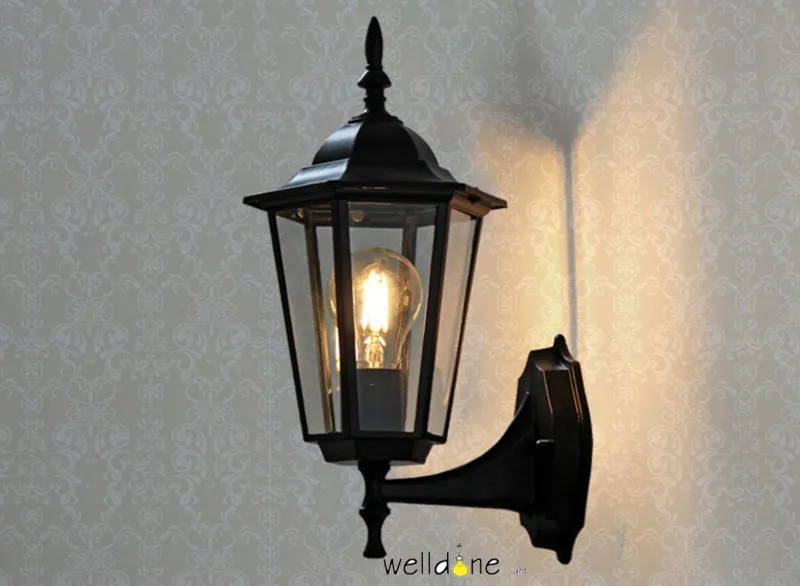 Водонепроницаемый алюминиевый светильник для крыльца Уличный настенный