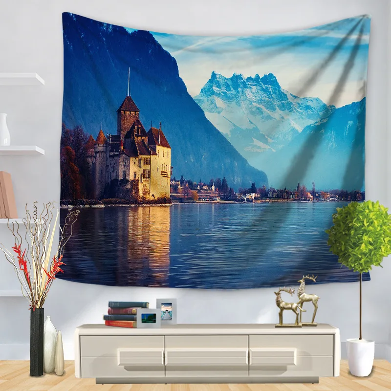 Домашний Декоративный Настенный Ковер гобелен прямоугольное покрывало гелиевые