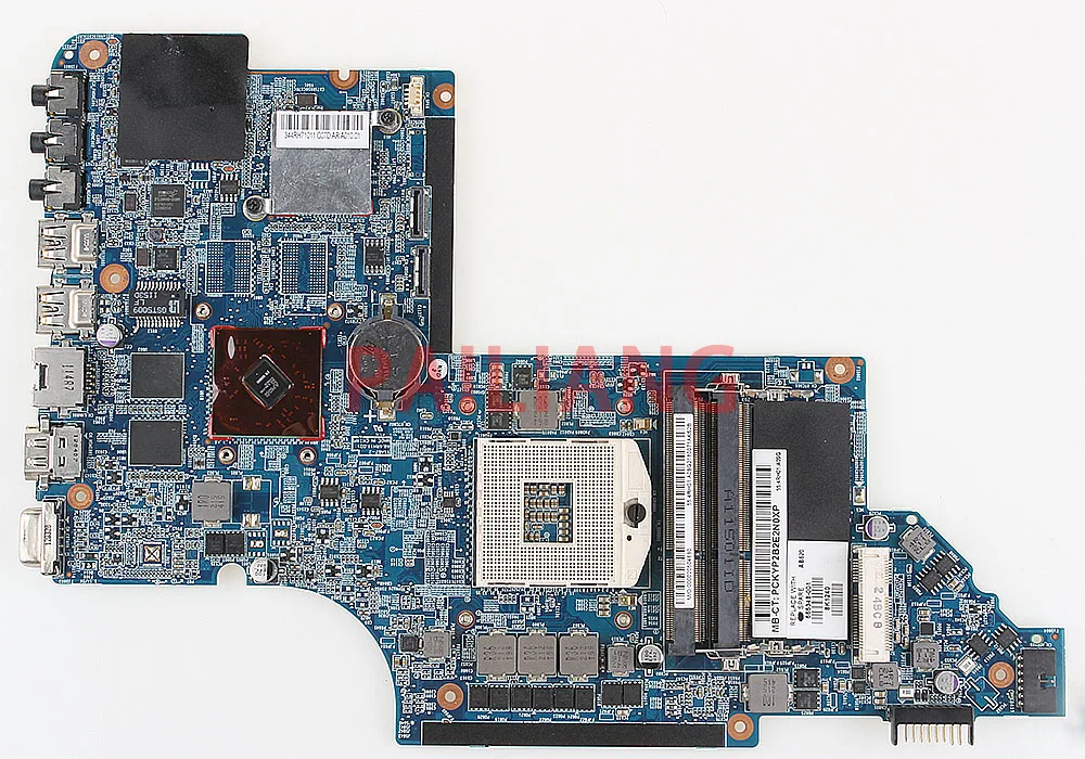 Материнская плата для ноутбука hp DV6-6000 HD6490 1G PC материнская плата для ноутбука 665348-001 665348-501 full tesed DDR3