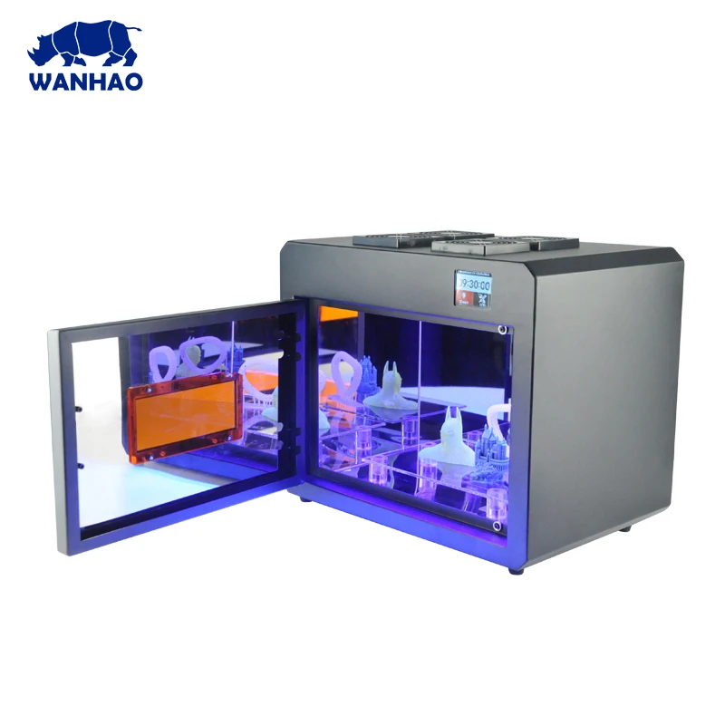 2018 WANHAO  NEWEST Efficient  UV CURING Box for your DIY 3D printer model