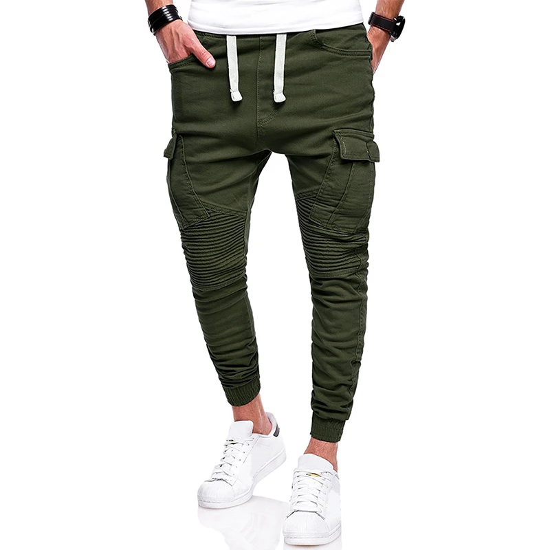 T-Bird 2018 джоггеры брюки мужские уличные однотонные штаны-карго pantalon homme хип-хоп