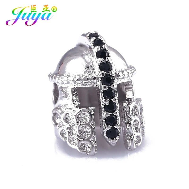 Металлические бусины Juay DIY с микрозакрепкой из циркония бусины-подвески для
