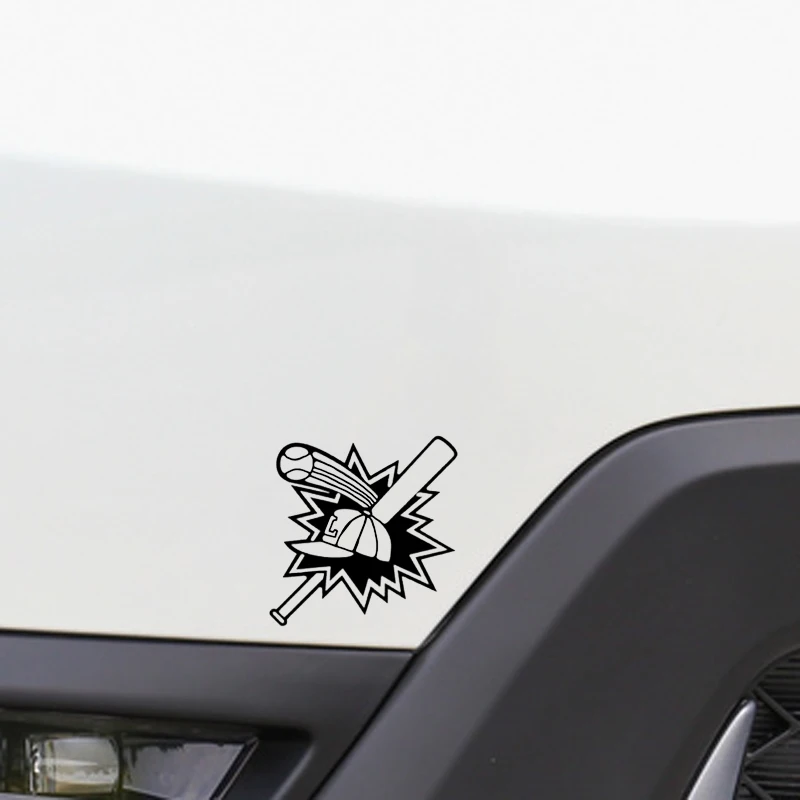 

QYPF 14.6*14.8CM Fashion Personalized Baseball Decor Car Sticker Vinyl Reflective Silhouette C16-0644