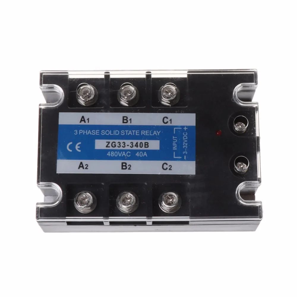 ZG33 340B 40A DC контроль AC трехфазный твердотельный релейный модуль SSR|Реле| |