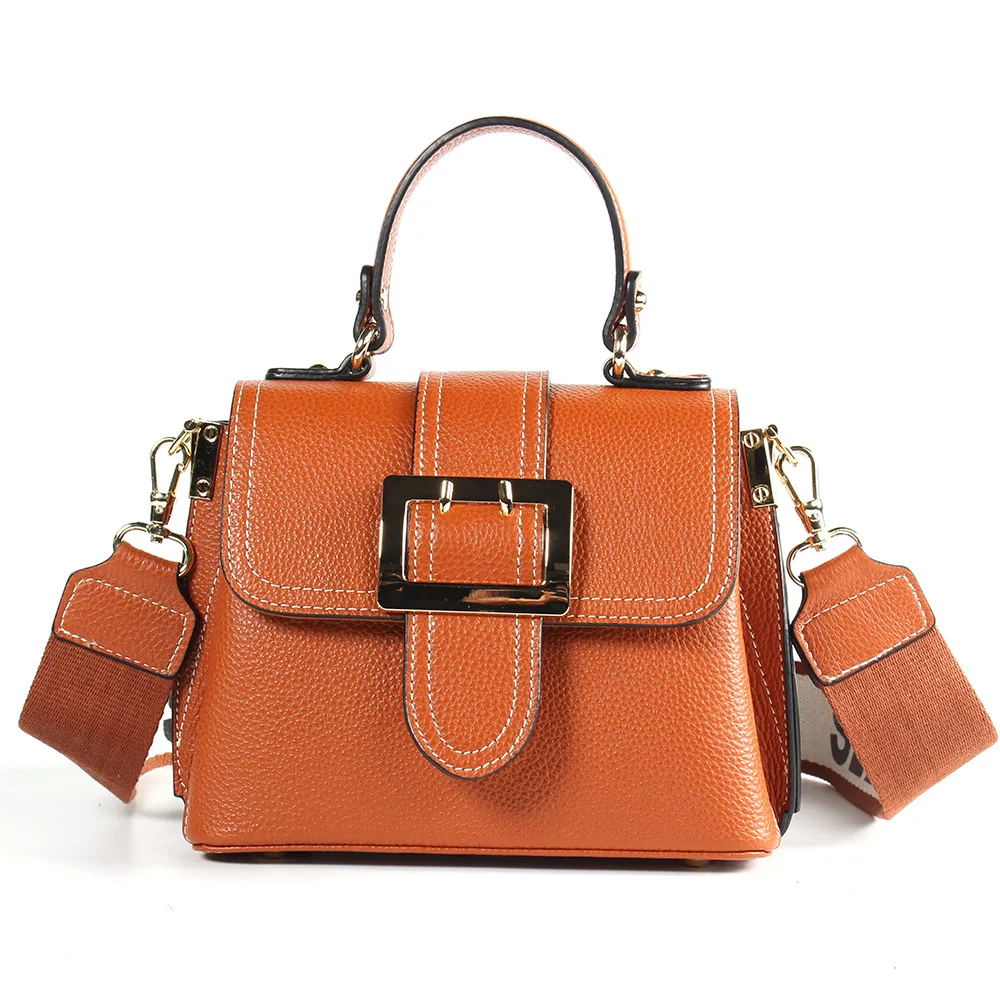 Женская сумка тоут из натуральной кожи воловьей через плечо