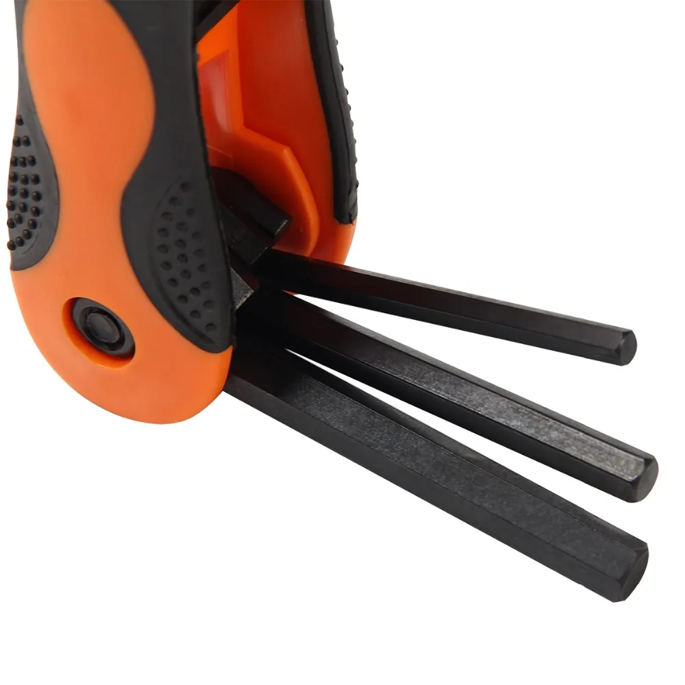 8 шт складной шестигранный ключ набор SAE метрический и Torx(звезда) Аллен ручной инструмент набор выберите размер