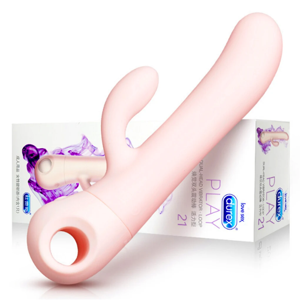 Durex Play 21 двухголовый эротический фаллоимитатор Вибратор Кролик мульти Скорость