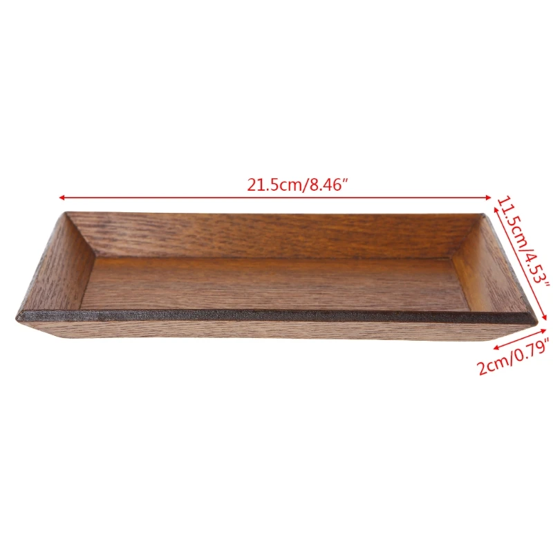 Квадратные деревянные песочные часы блюдо тарелка для закуски Сухофрукты десерт